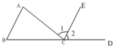 证明三角形内角和180°